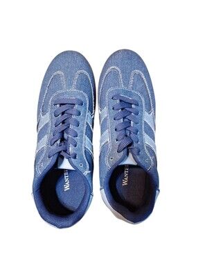 NIB Wanted Brighton Denim Sneakers